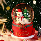 Decorative snow globe with music box