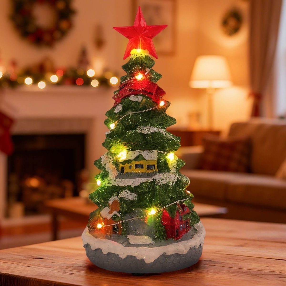 Christmas Music House with Lighting