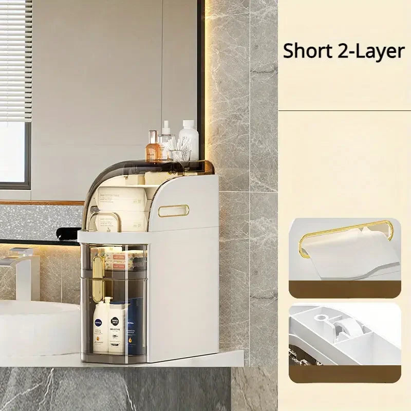 BathroomBliss Rolling Cabinet | Space-saving bathroom solution with wheels for easy moving