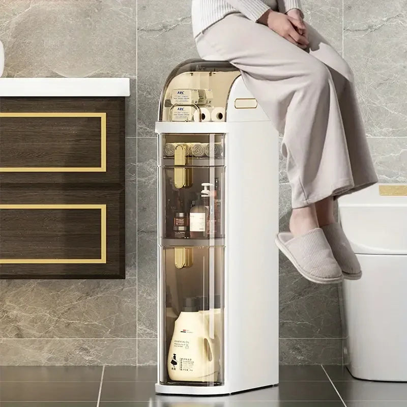 Rolling Bathroom Cabinet