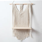 Wall-Mounted Macramé Shelf Bowlift