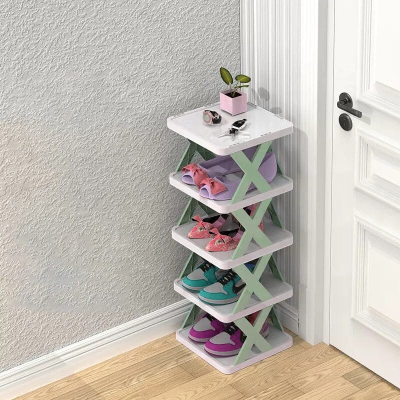 Foldable Multi-Layer Shoe Rack, Shoe Storage Organizer