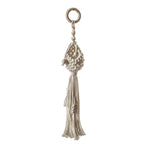 Macrame Plant Hanger with Decorative Tassels Bowlift