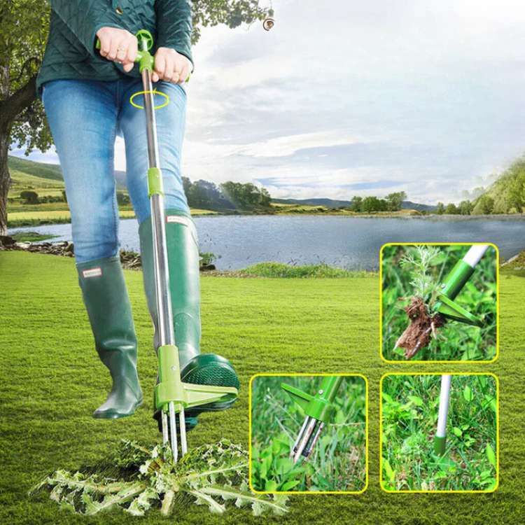 Zevolim| RootRipper Garden Weed Puller Tool - Heavy-Duty Handheld Weeder for Efficient Weed Removal in Lawns & Gardens