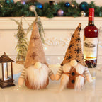 Christmas elf with knitted cap, brown