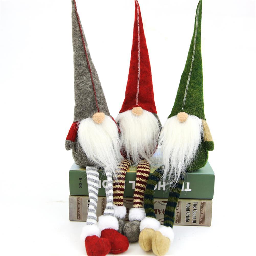 Christmas Elf Figure with Long Legs
