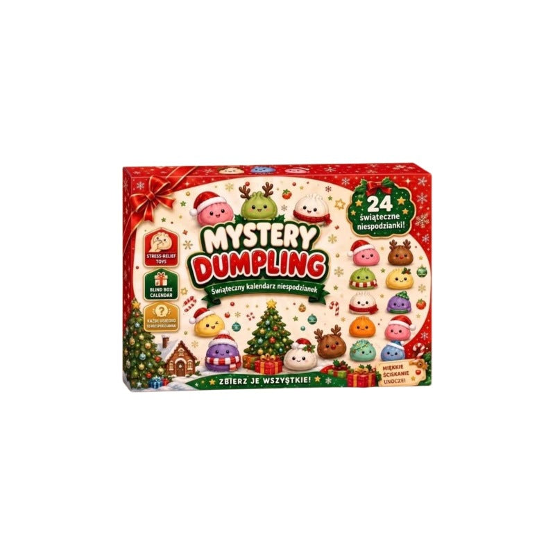 Christmas Advent Calendar with 24 Squeeze Toys