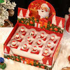 Glowing Christmas Snow Globe with Figures