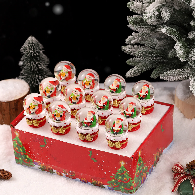 Christmas snow globe made of resin