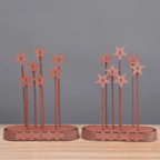 Decorative wooden stars for the Christmas season