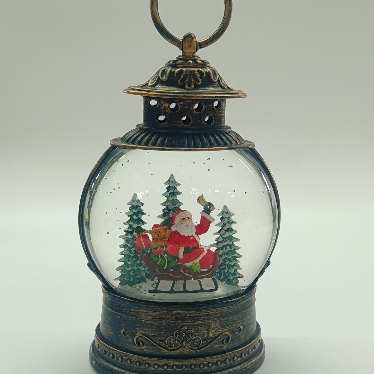 Romantic music box with snow effect and light