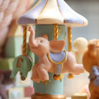 Vintage Carousel Music Box made of Resin