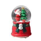 Christmas Snow Globe Music Box with Light