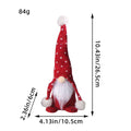 Christmas elf with knitted hat and pompom