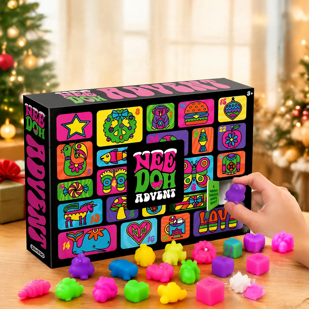 Christmas Advent Calendar with Squeeze Toy