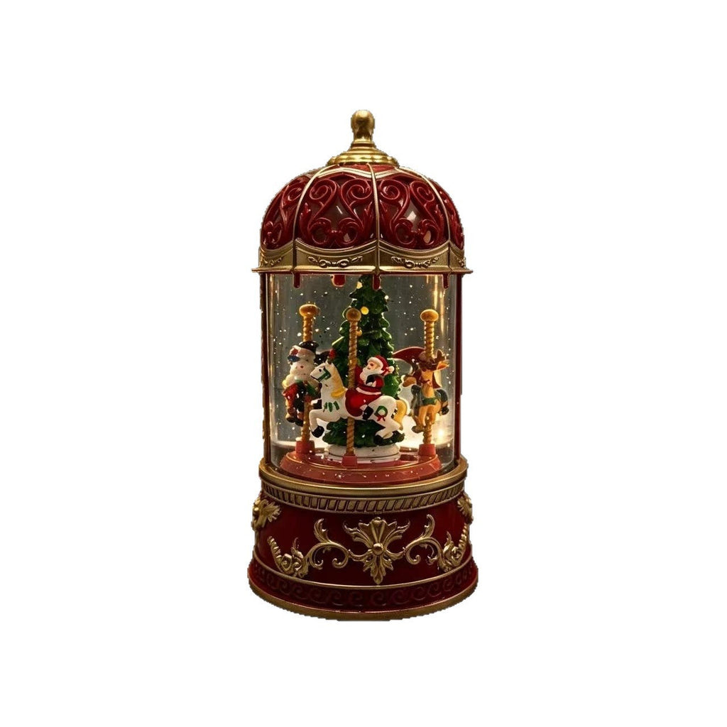 Decorative LED Windlight Musical Carousel