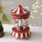 Christmas music box made of synthetic resin