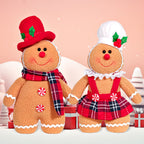 Christmas fabric figure, gingerbread man or gnome