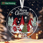 Christmas Gnome Pendant made of Acrylic