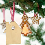 Wooden hut decoration, perforated design