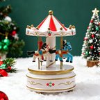 Classic carousel music box for festive occasions