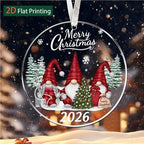 Christmas Gnome Pendant made of Acrylic