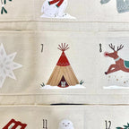 Personalizable fabric Advent calendar, 24 pockets