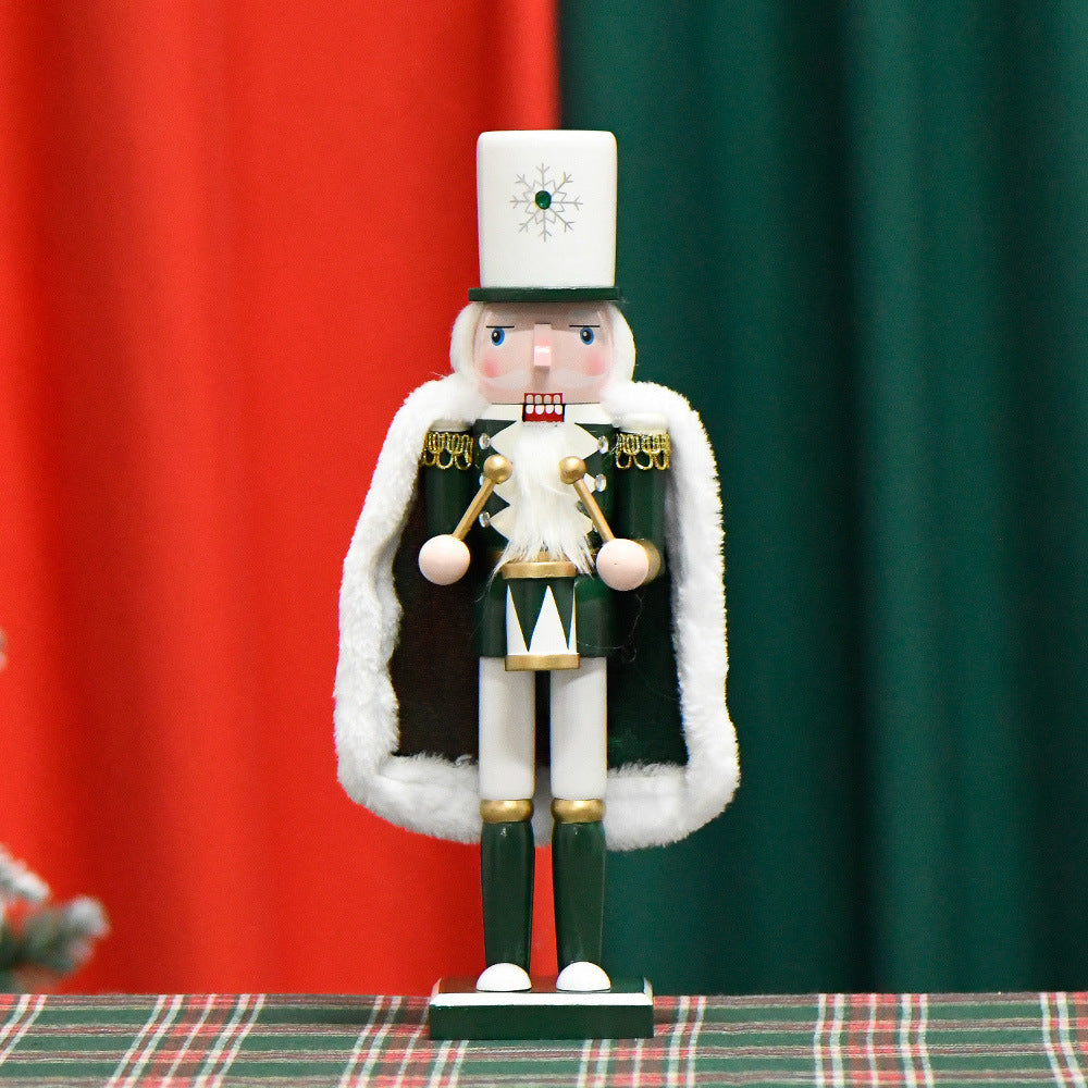Nutcracker soldier with cloak, 30 cm, wood