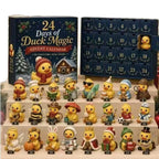 Christmas Advent Calendar with 24 Duck Figures