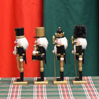 Nutcracker Soldier Set, 18 cm, 4 pieces, wood