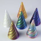 3D-printed spiral pyramid toy