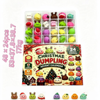 Advent calendar with toy surprises, 24 days