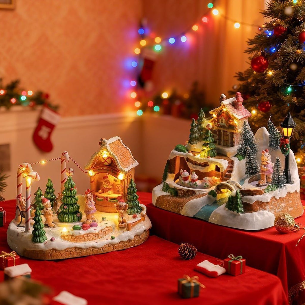 Christmas Music House with Lighting