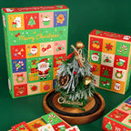Christmas Countdown Gift Box made of cardboard