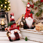 Gnome figure with accessories, fabric and polyester