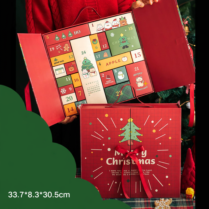 Christmas Advent Calendar Box, 24 compartments