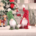 Christmas elf with knitted hat and pompom