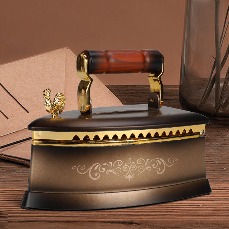 Vintage music box in iron design
