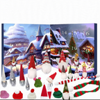 Christmas Advent Calendar with Elf Figures