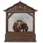 Christmas Nativity Music Box with Snow Effect