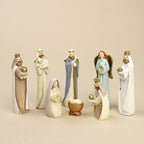 Christmas Nativity Figures Set made of resin