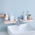 Rotating Bathroom Corner Shelf with Tool-Free Installation and 7 kg Capacity