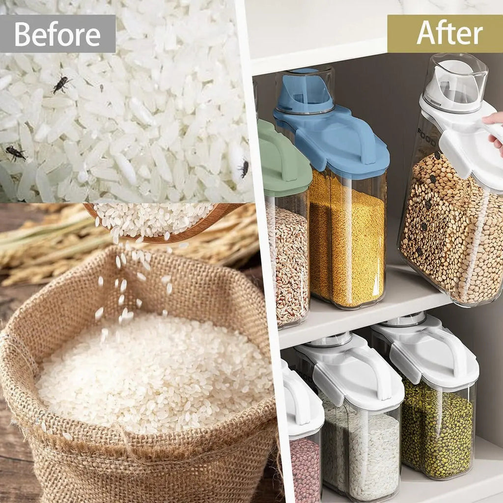 Airtight storage containers – Keep your food fresh & safe