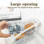 Large Capacity Zipper Storage Box Set