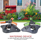 Zevolim| Rotatable Garden Sprinkler with 3 Nozzles – Efficient Watering Sprinkler for Lawns and Gardens
