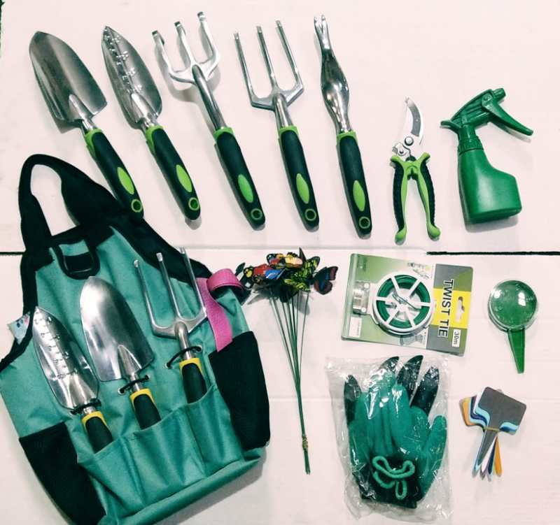 Zevolim| Garden Tool Set with Bag – Complete Set for Plant Care and Gardening