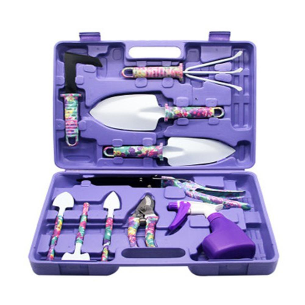 Zevolim| Colorful Garden Tool Set with 10 Pieces – Ergonomic Tools for Gardening