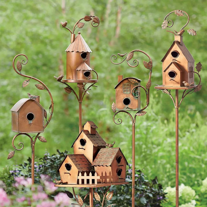 Zevolim| Birdhouse Garden Stakes