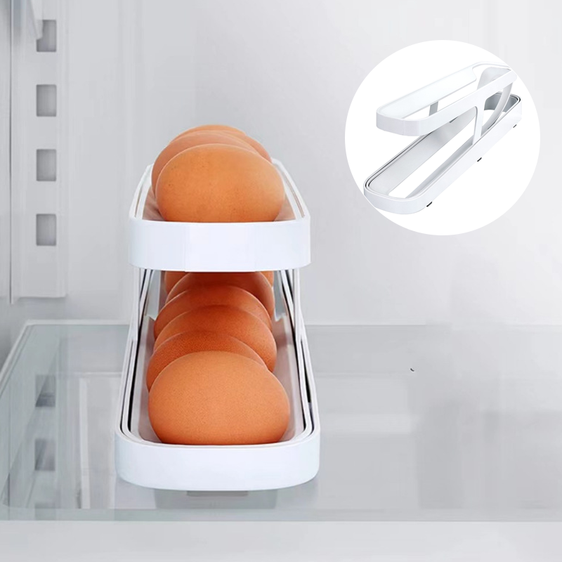 Automatic Scroll Egg Holder Storage Box