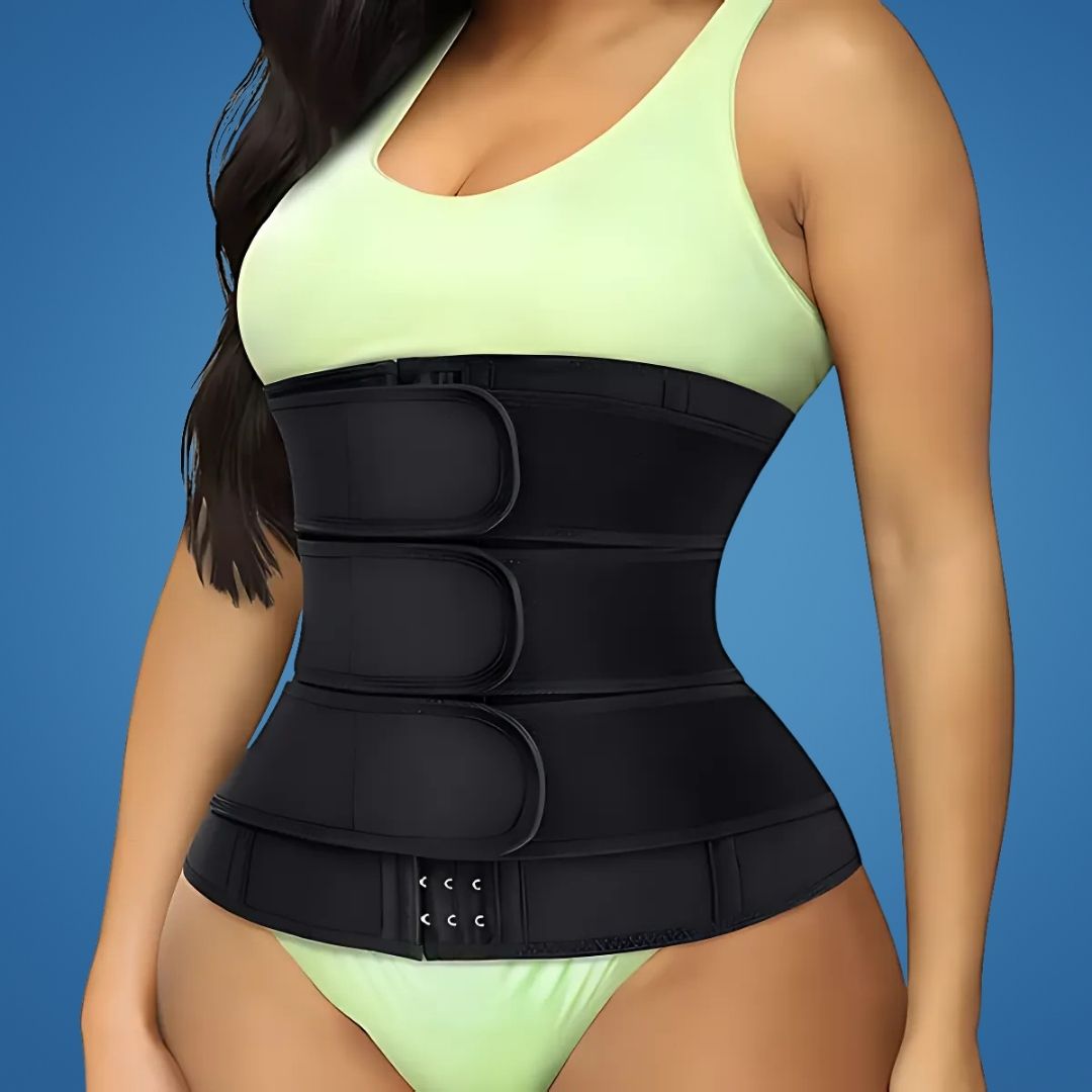 ThermoCore | Waist Trainer Belt – Triple Compression – Breathable Neoprene Fit – Post‑Workout & Postpartum Use Zevolim